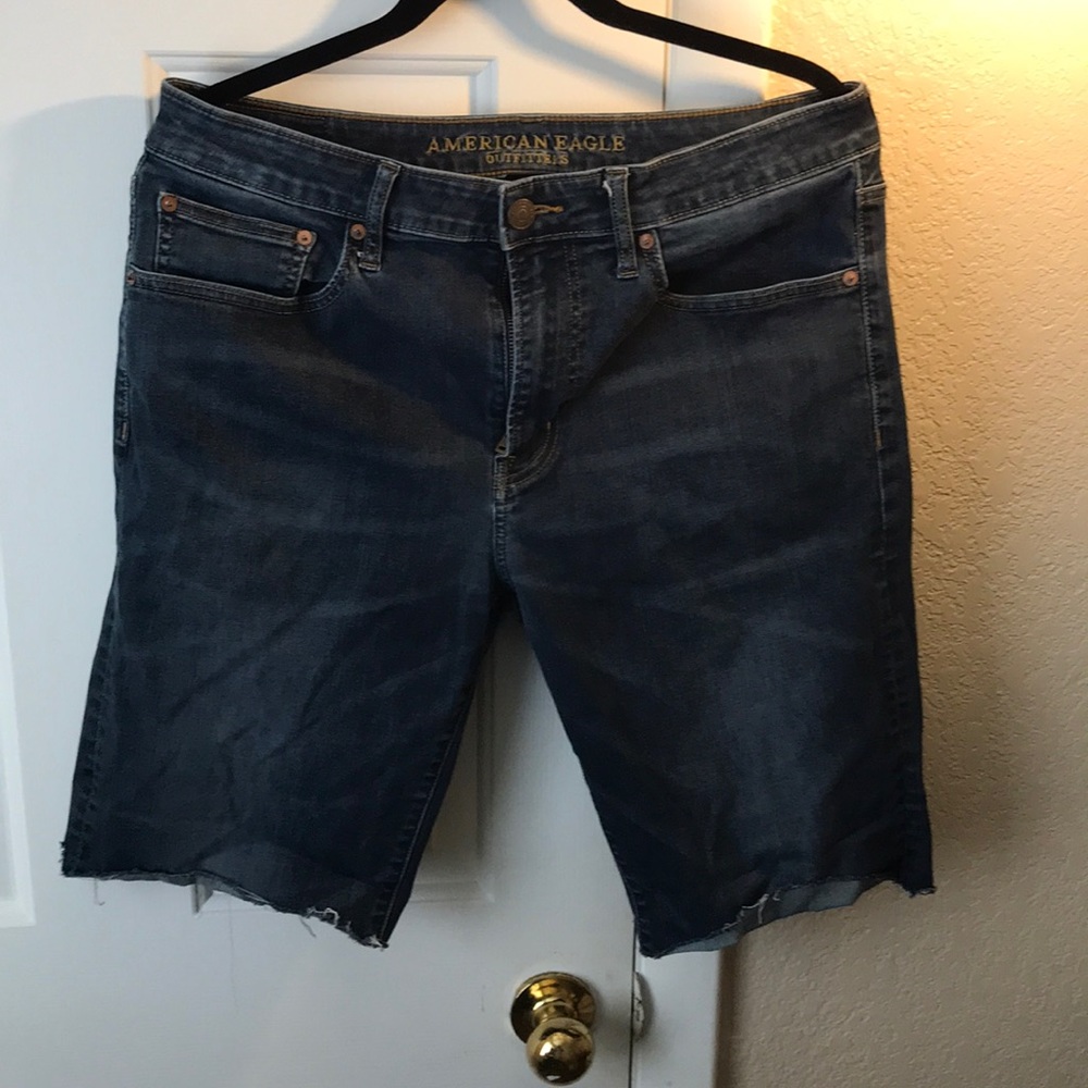 American eagle stretch jeans shorts
